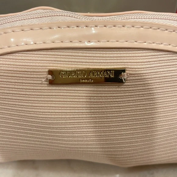 Giorgio Armani, pink zip around cosmetic bag - Picture 6 of 11